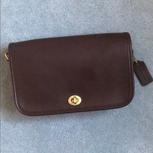 Vintage Coach Mahogany Dinky Pocket Purse 9755 bag